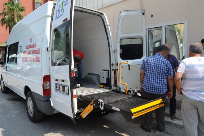 Engelli hastalar için yeni nakil araçları hizmete başladı